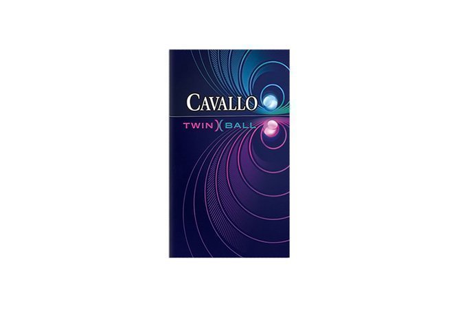 Cavallo Twin Ball Sigara ( Mentol Böğürtlen)