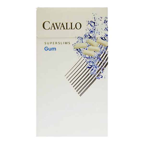 Cavallo Gum Superslim Sigara (Sakız Aromalı)